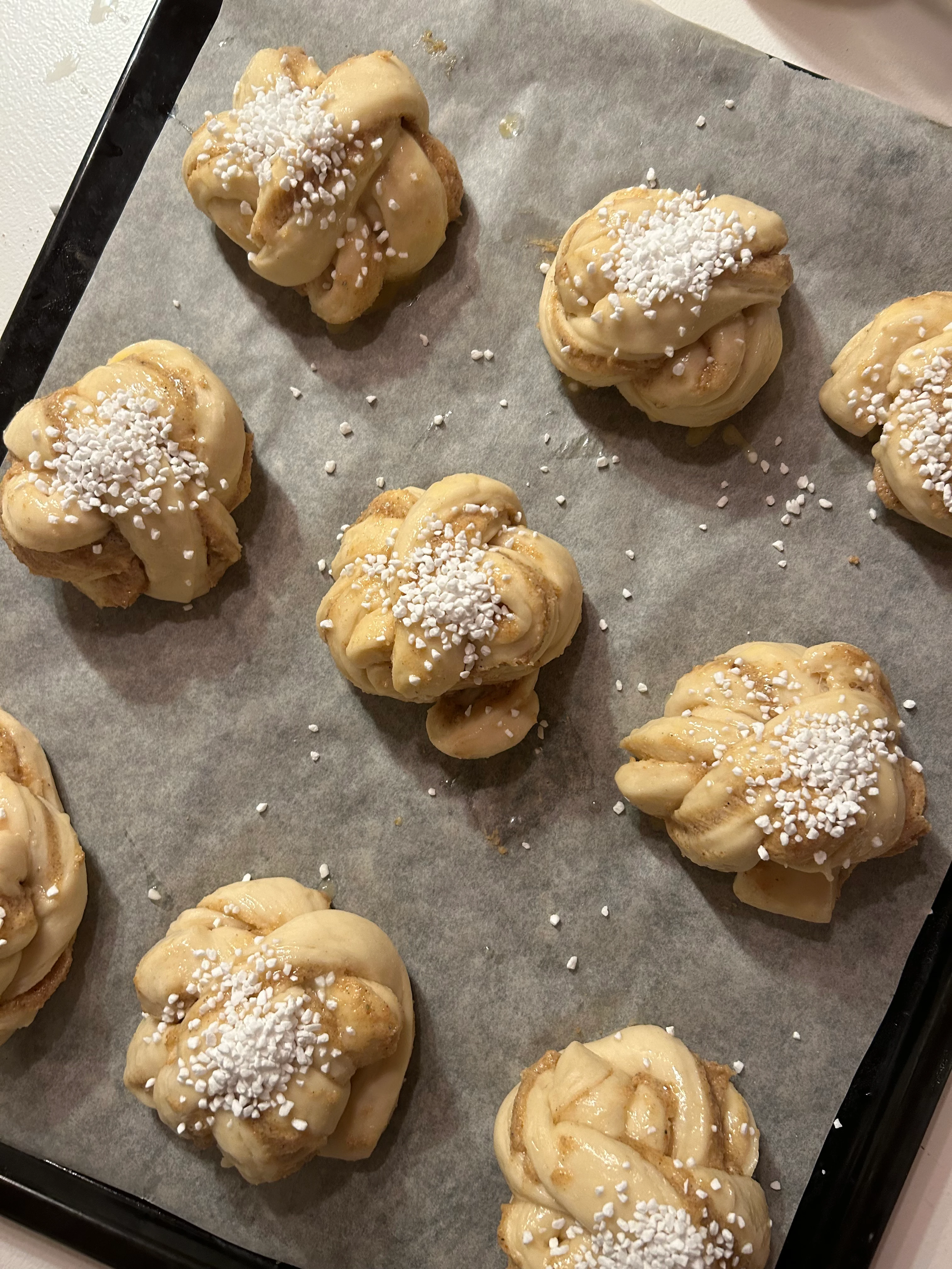 Ogräddade kanelbullar